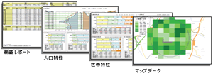 標準レポート（世帯・年代別）イメージ